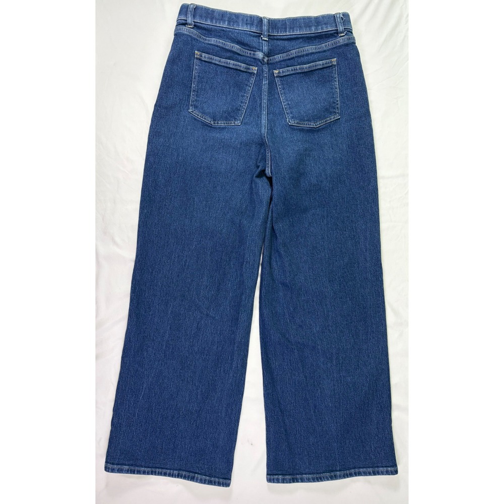 Spanx Shape Authentic 360 Wide Leg Jeans L High Rise Classic Slimming Comfort - Picture 7 of 7